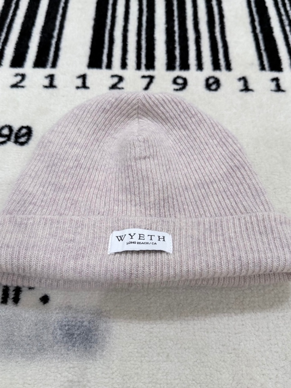 WYETH Long Beach / CA Bixby Beanie Wool Hat - Sand Colorway.